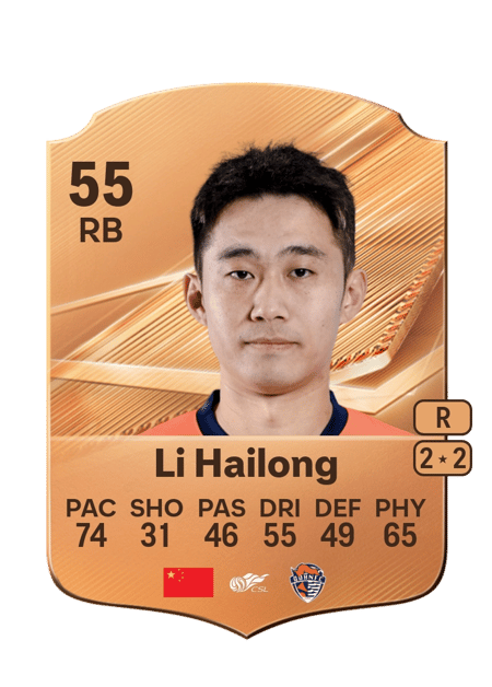 Carte de Li Hailong