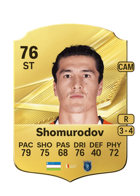 Carte de Eldor Shomurodov