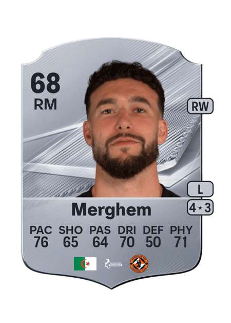 Carte de Mehdi Merghem