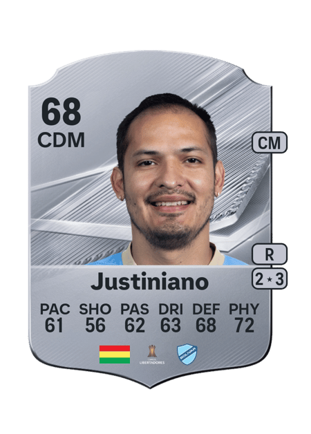Carte de Leonel Justiniano