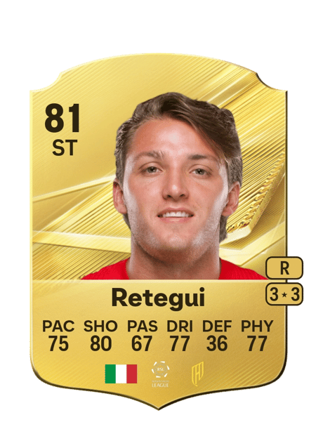 Carte de Mateo Retegui