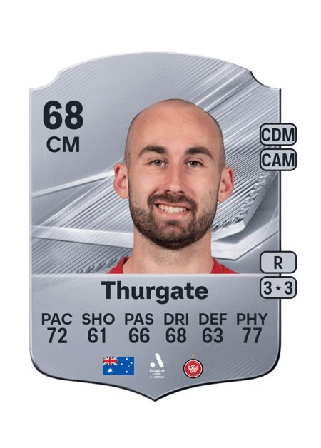 Carte de Angus Thurgate