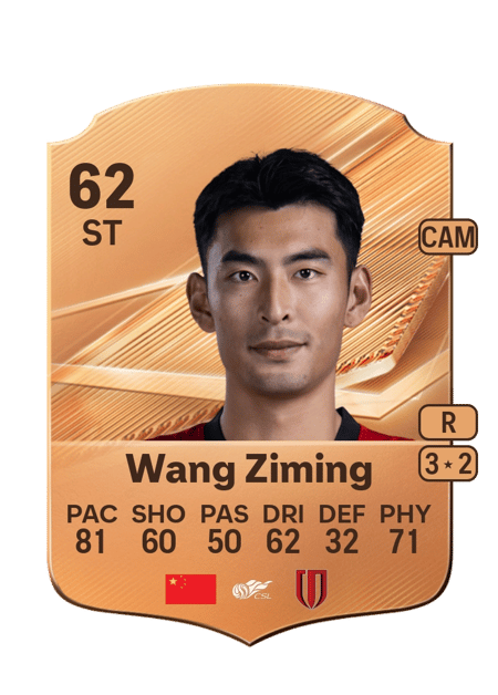 Carte de Wang Ziming