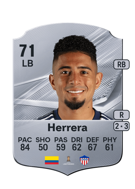 Carte de Edwin Herrera