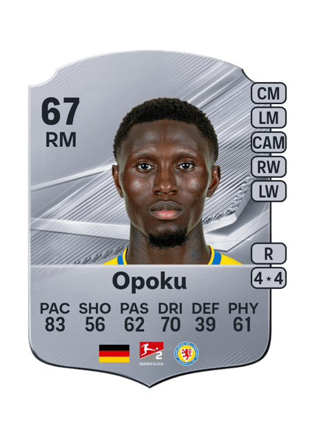 Carte de Aaron Opoku