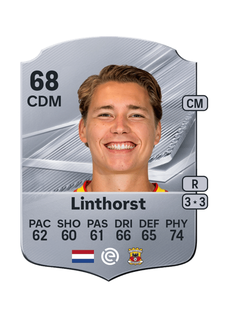 Carte de Evert Linthorst