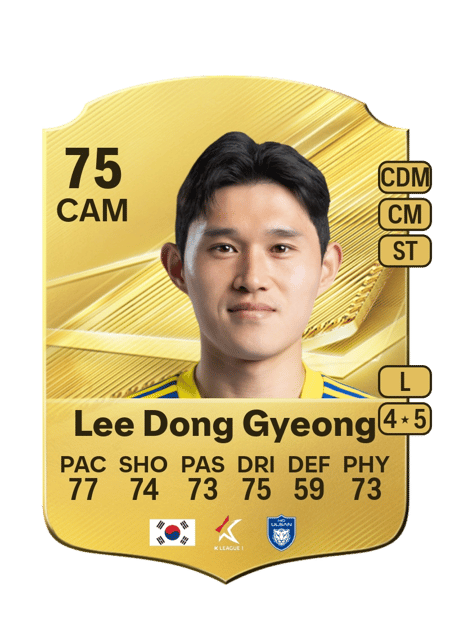 Carte de Lee Dong Gyeong