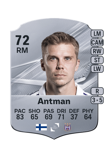 Carte de Oliver Antman