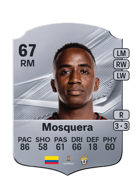 Carte de Edwin Mosquera