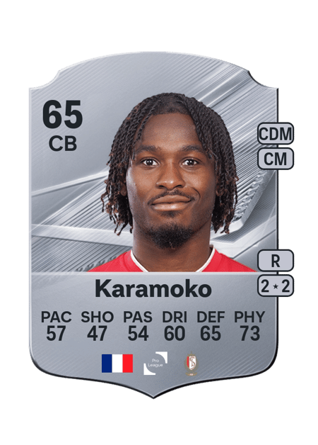 Carte de Ibrahim Karamoko