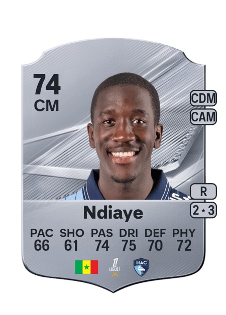Carte de Rassoul Ndiaye