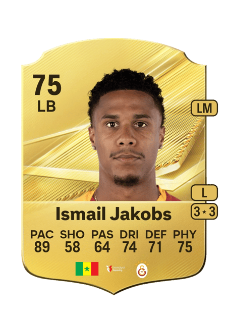 Carte de Ismail Jakobs