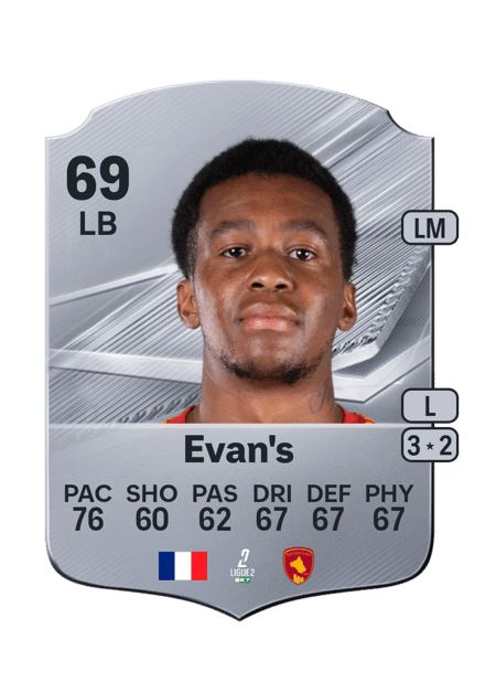Carte de Jean-Lambert Evan's