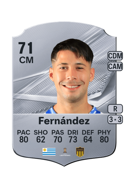 Carte de Nicolás Fernández