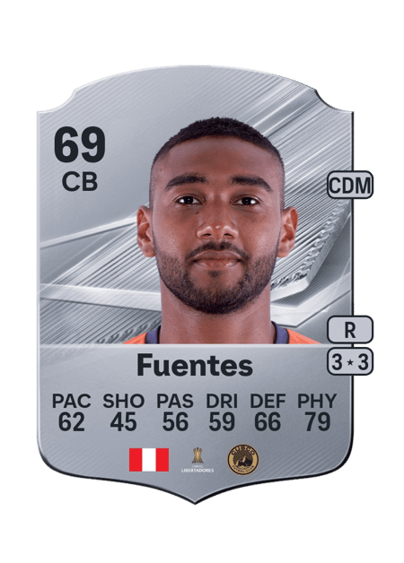 Carte de Aldair Fuentes