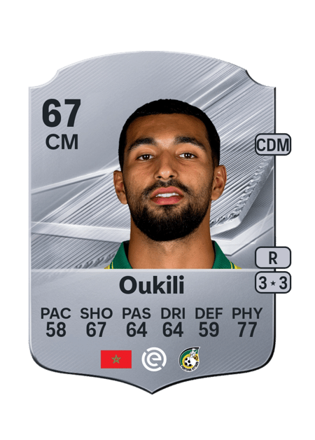 Carte de Yassin Oukili
