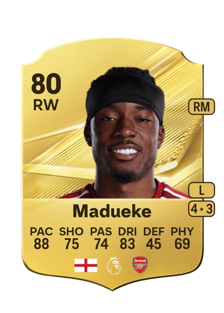 Carte de Noni Madueke