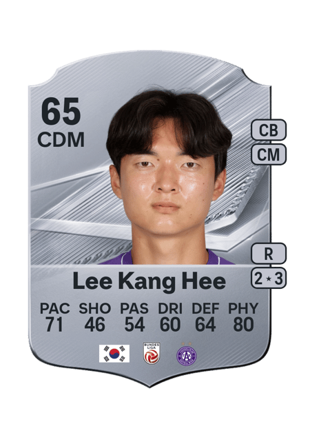 Carte de Lee Kang Hee