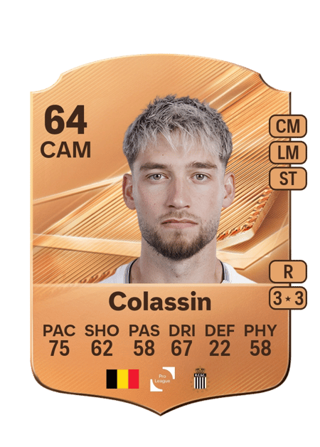 Carte de Antoine Colassin