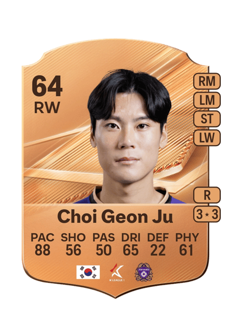 Carte de Choi Geon Ju