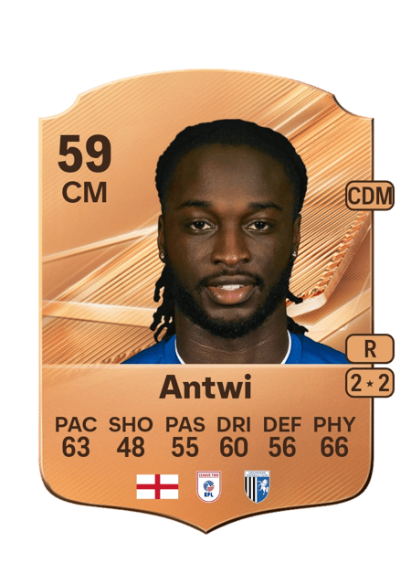 Carte de Cameron Antwi