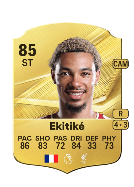 Carte de Hugo Ekitiké