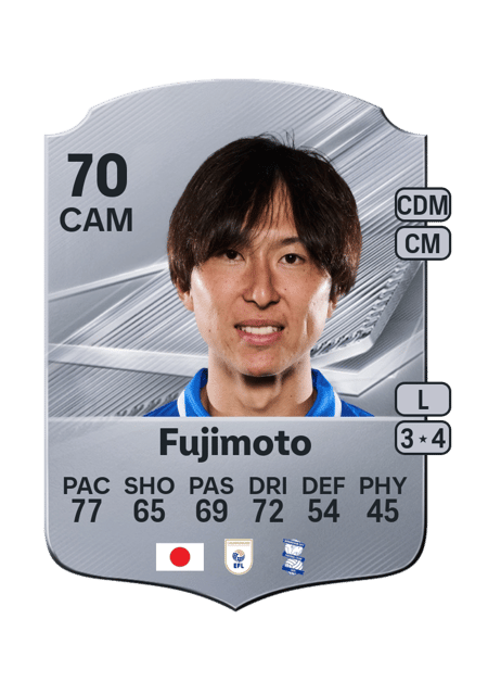 Carte de Kanya Fujimoto
