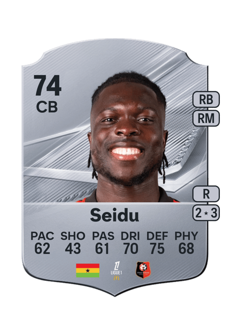 Carte de Alidu Seidu