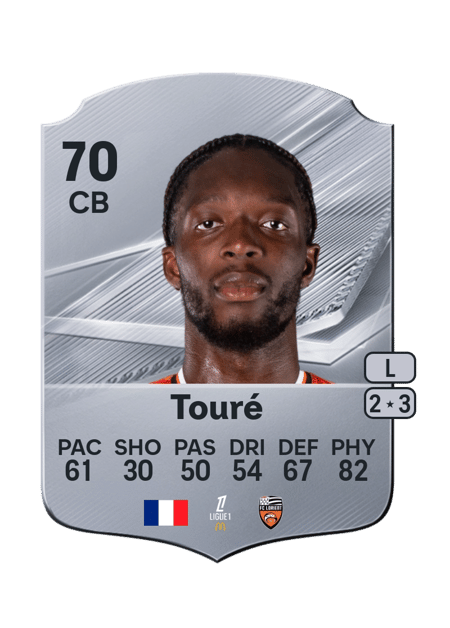 Carte de Isaak Touré
