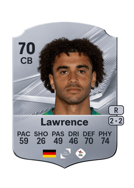 Carte de Jamie Lawrence