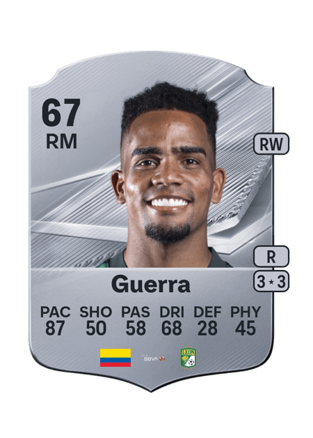 Carte de Édgar Guerra