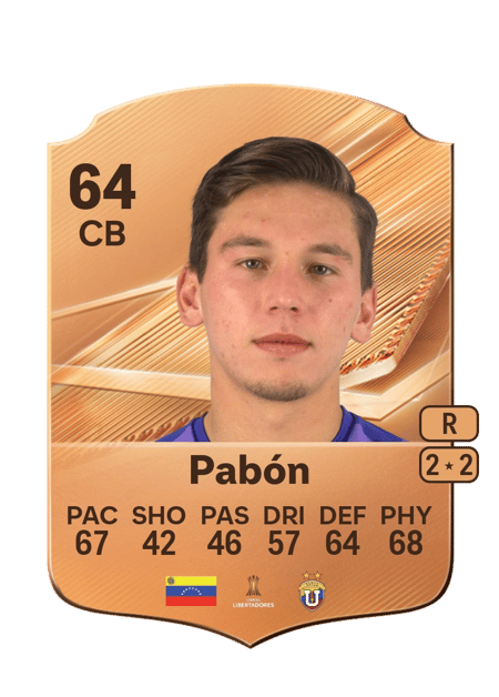 Carte de Steven Pabón