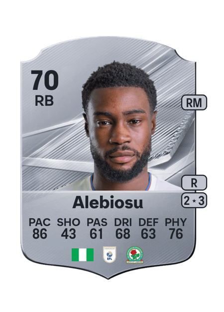 Carte de Ryan Alebiosu