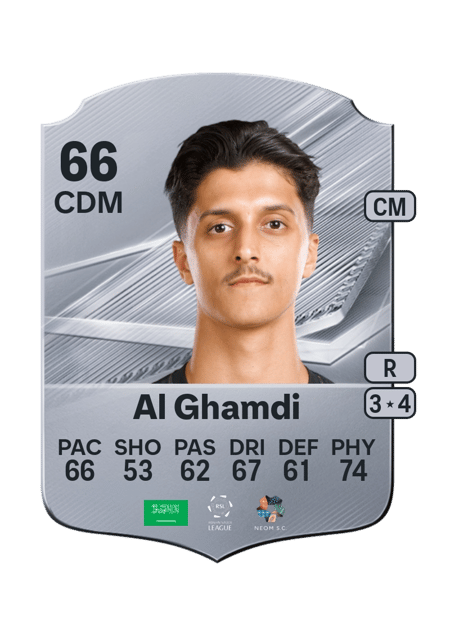 Carte de Faisal Al Ghamdi
