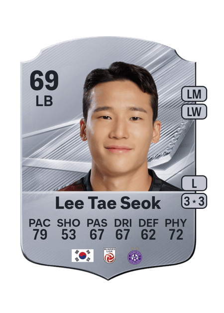 Carte de Lee Tae Seok