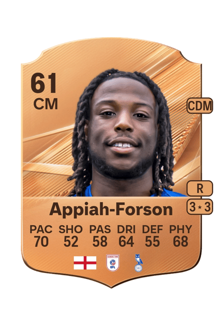 Carte de Keenan Appiah-Forson