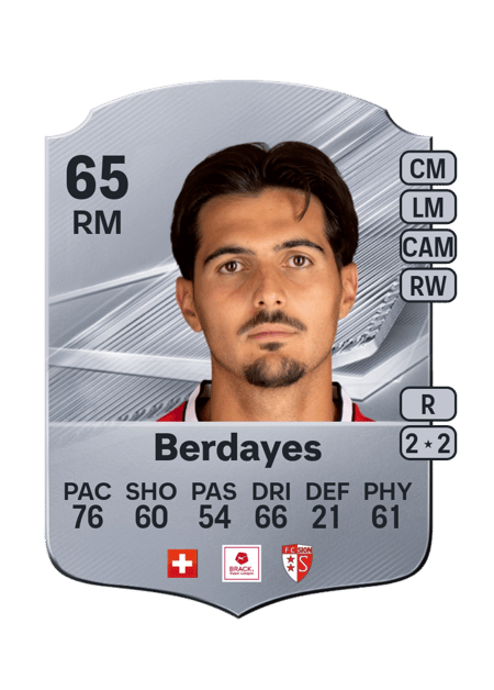 Carte de Théo Berdayes