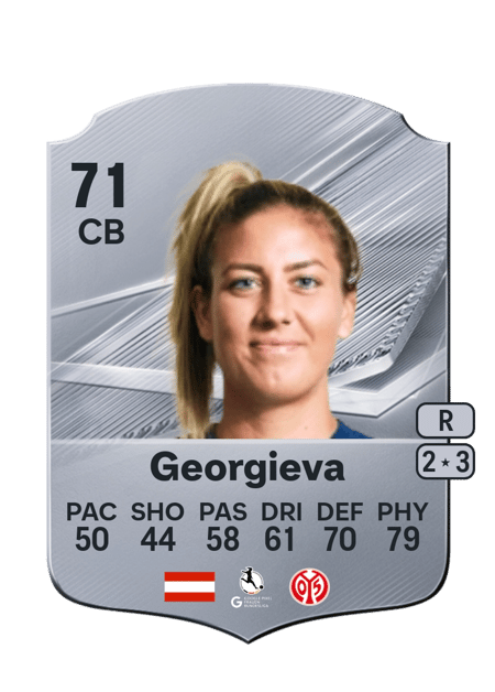 Carte de Marina Georgieva