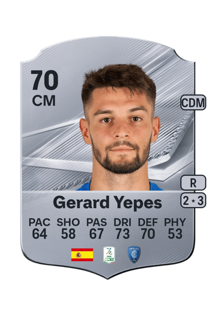 Carte de Gerard Yepes