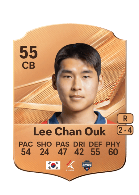 Carte de Lee Chan Ouk