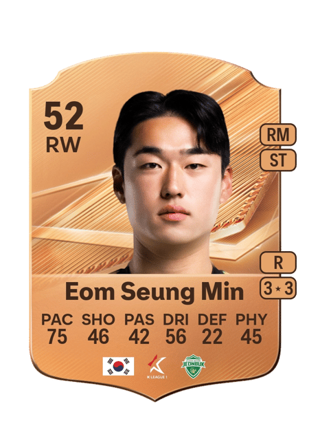 Carte de Eom Seung Min