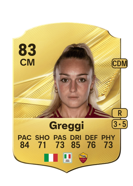 Carte de Giada Greggi