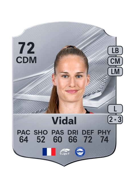 Carte de Juliette Vidal