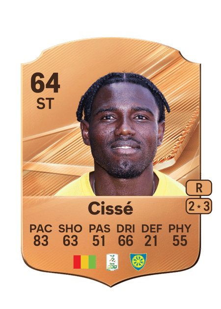 Carte de Moustapha Cissé