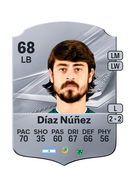 Carte de Gabriel Díaz Núñez