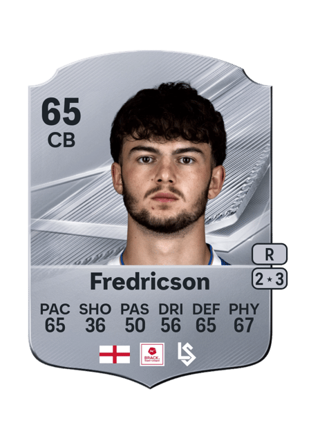 Carte de Tyler Fredricson