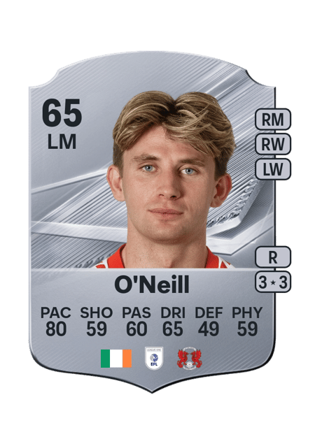 Carte de Ollie O'Neill