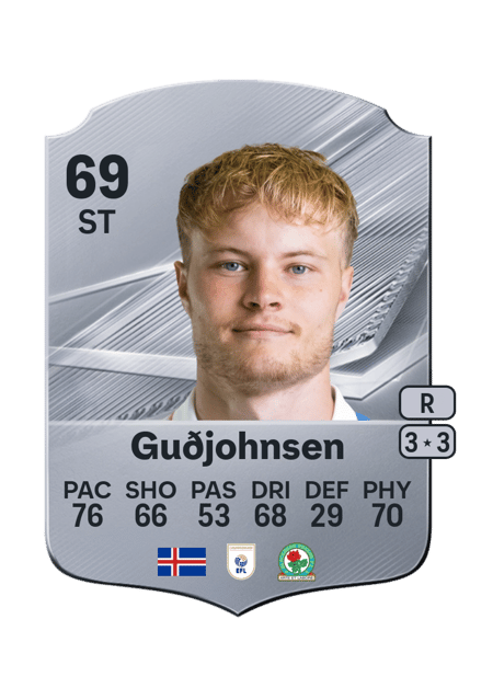 Carte de Andri Lucas Guðjohnsen
