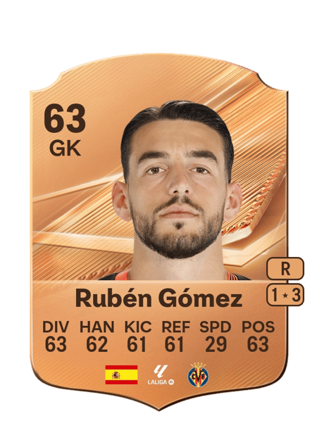 Carte de Rubén Gómez