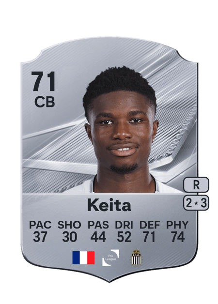 Carte de Check Keita